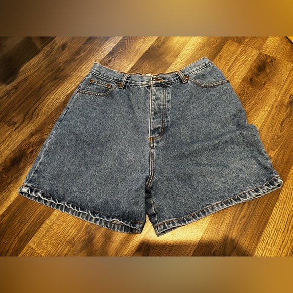 Vintage Falls Creek Women's Blue Jean Shorts size 14 jorts denim basic - Picture 9 of 9
